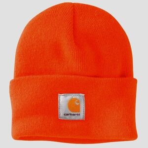 "Bite Orange" Carhartt Cuffed Beanie